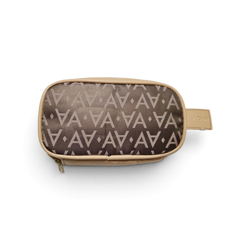 Vintage Avon Signature Monogram Travel Jewelry Case Organizer Pouch Zippered
